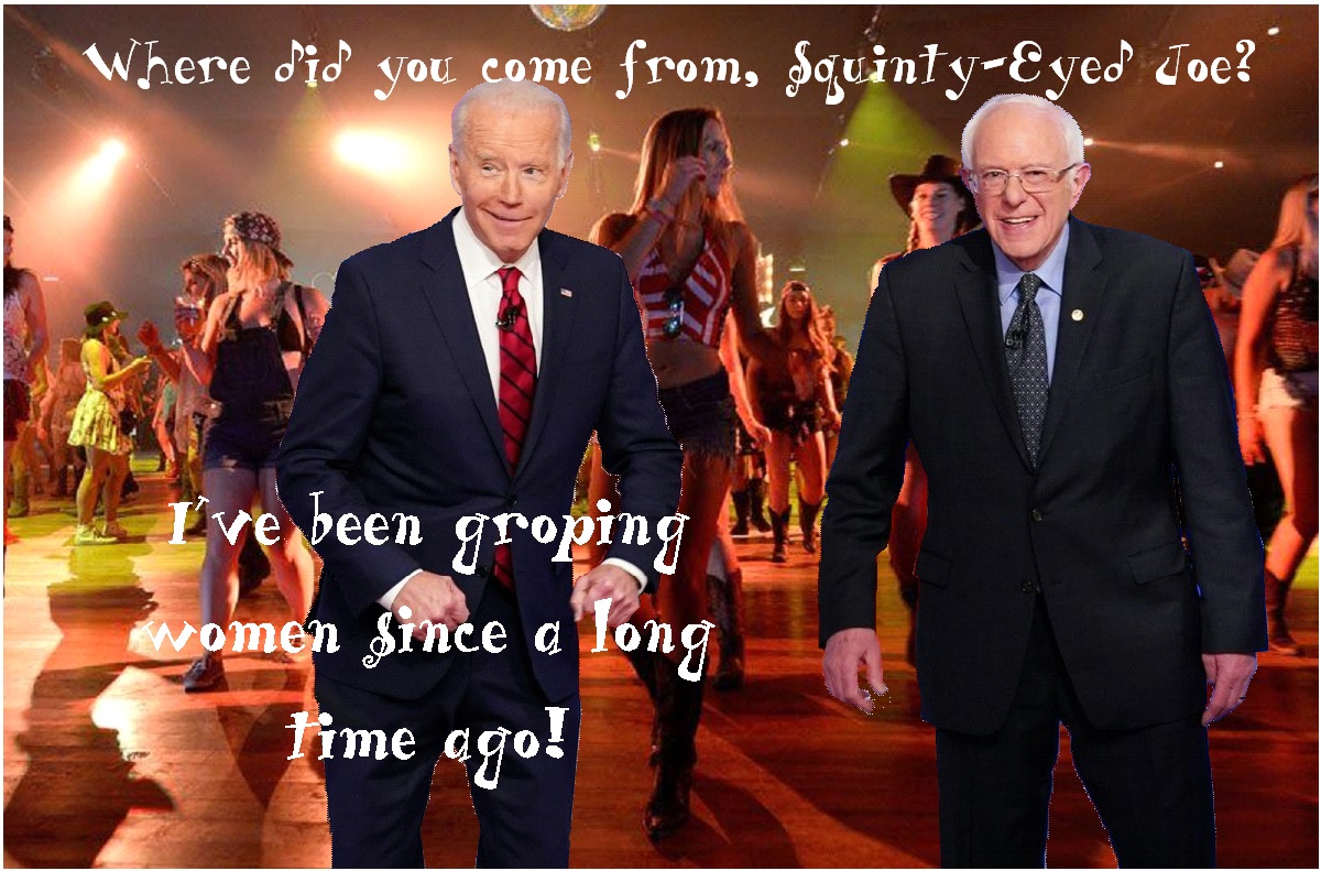 Joe Biden and Bernie Sanders at a legit Hoe-Down!!!