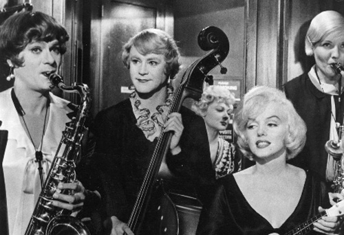 Some Like it Hot - One of the funniest films of all time. Tony Curtis and Jack Lemmon are two Chicago musicians that witness a mob hit and quickly skip town. They end up joining an all girl traveling singing group, which has a beautiful singer/ukelele player named Sugar Kane (Marilyn Monroe). The hilarity that ensues on their cross country/cross dressing journey will have you laughing long after the movie is over.