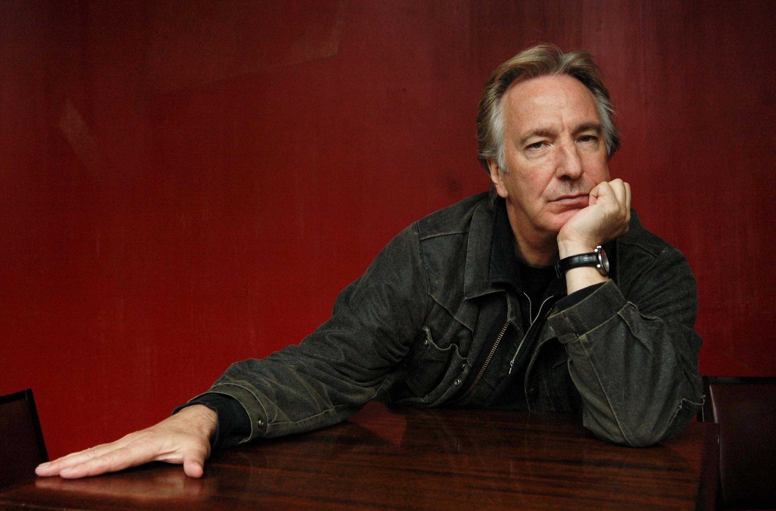 Alan Rickman - Whether you knew him as, the brilliant antagonist Hans Gruber in DIE HARD or as the menacing Professor Snape in the HARRY POTTER films, Rickman always delivered. Known for his serious roles and unique voice, Rickman was always a delight to watch on screen. Rickman passed away January 14, 2016, of pancreatic cancer. 