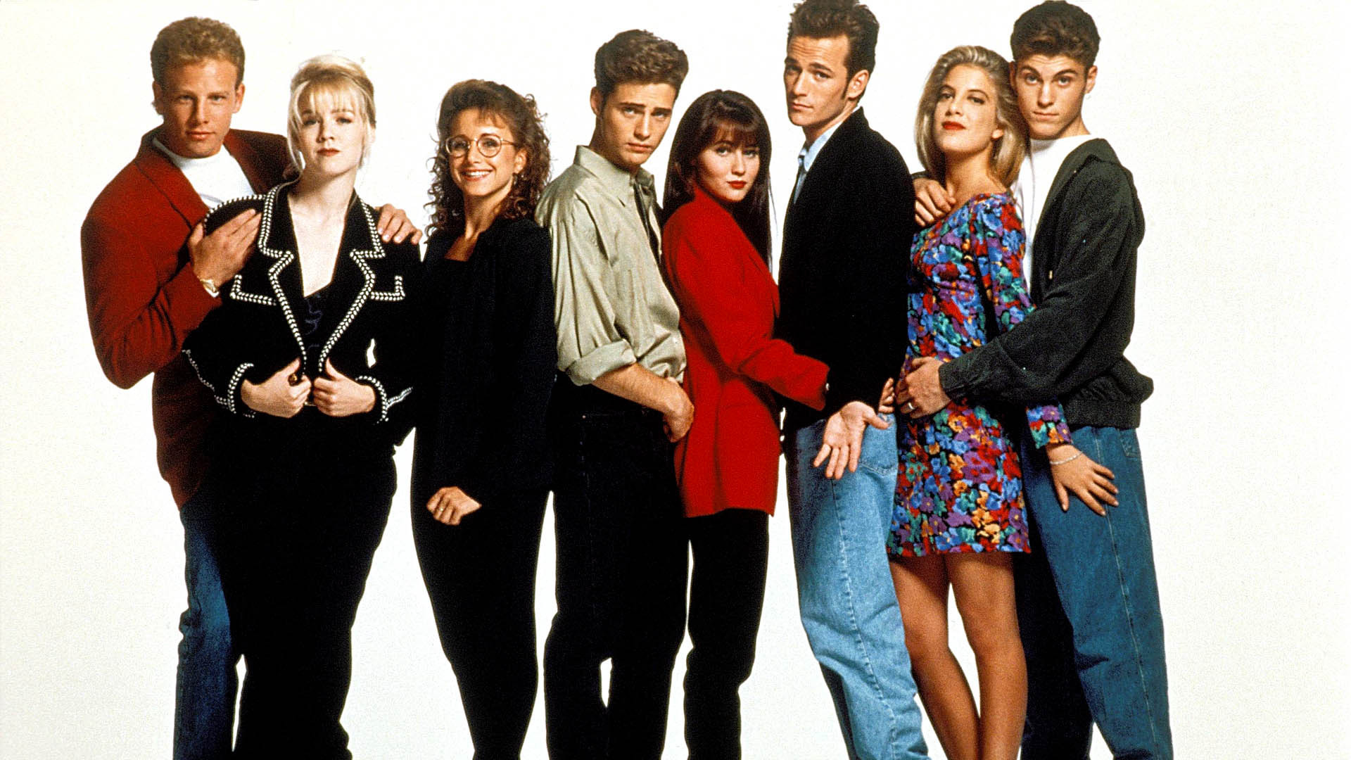 Beverly Hills, 90210 - The quintessential show for teens who think no one understands them and dream to move to Hollywood. Beverly Hills, 90210 followed a brother and sister as they experience high school, love triangles, betrayal, college, leaving the show, having sideburns unironically, among a slew of other privileged troubles .