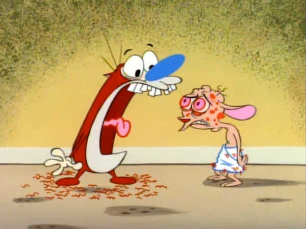 Ren and Stimpy - Possibly the grossest cartoon ever made, Ren and Stimpy was the cool alt-cartoon that had teens and adults, and kids who sneaked to the living room to watch it, going nuts. Ren, a pissed off chihuahua and Stimpy a dumb cat go on multiple adventures with insane characters, gross closeups, ultra-violent acts and a slew of catchy songs written for the cartoon in tow.