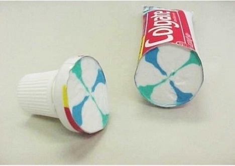 striped toothpaste