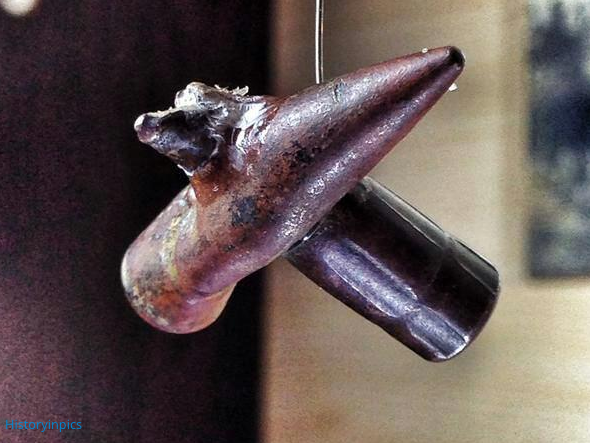 Two bullets found after the Battle of Gallipoli during the First World War - 1916
