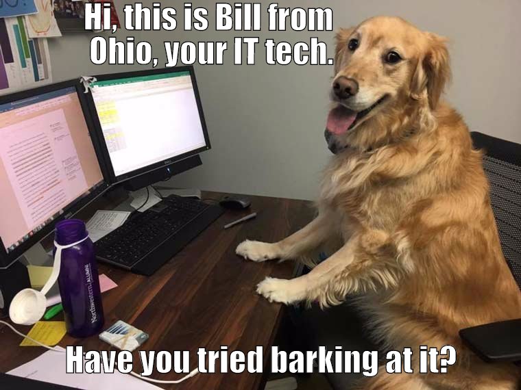 Bill from Ohio will take care of all your IT needs