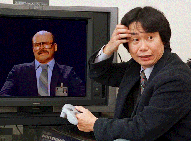 Shigeru Miyamoto is a scanner!