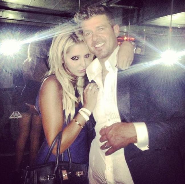 robin thicke cheating