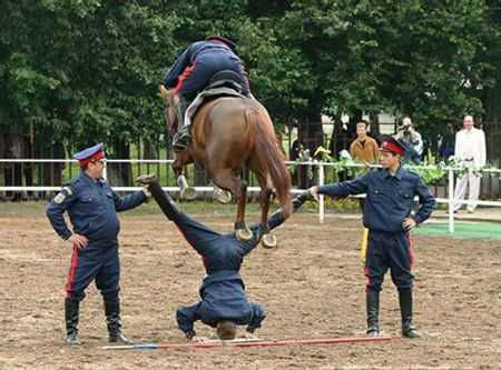 wtf russia horse riding funny