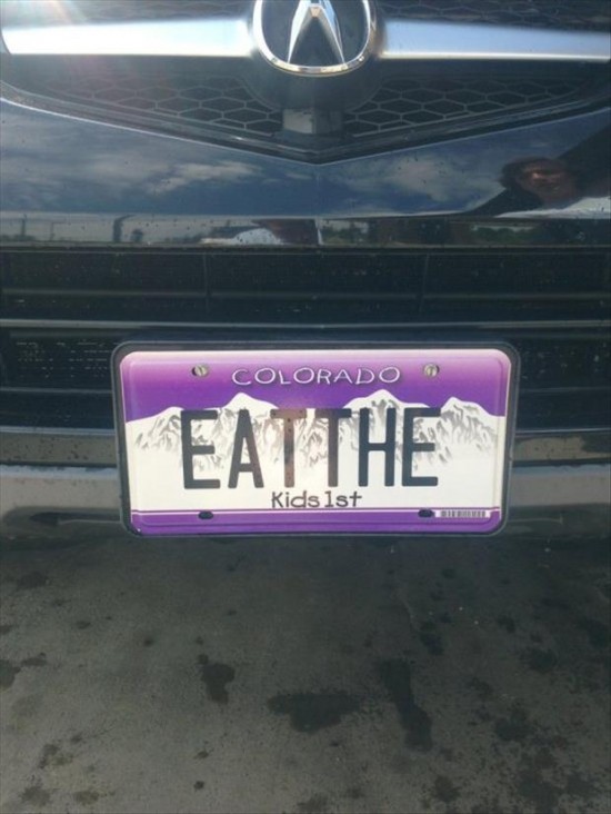 funny license - 0 Colorado Eat The Kids lst