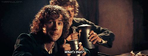 beer lotr gif - Thraudulent What's that?
