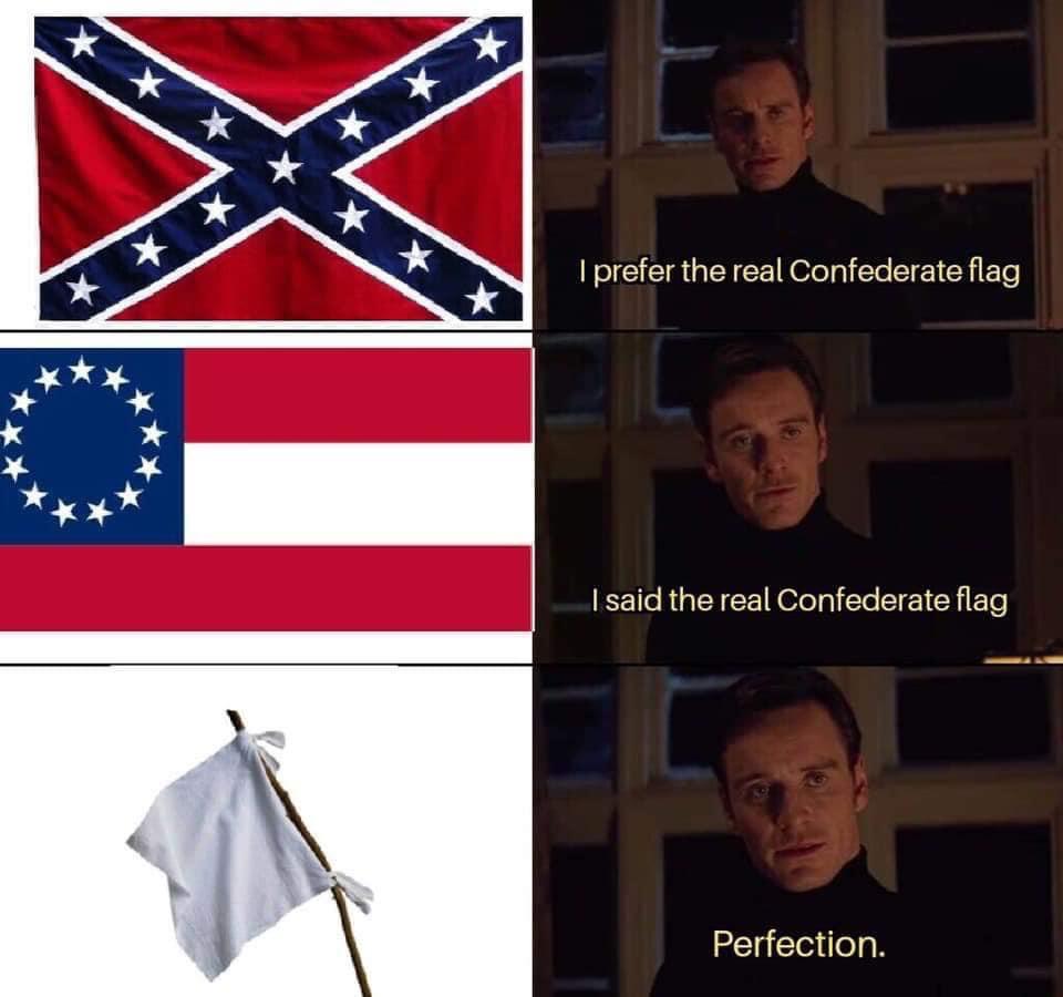 Will the real flag please standup, please standup.
