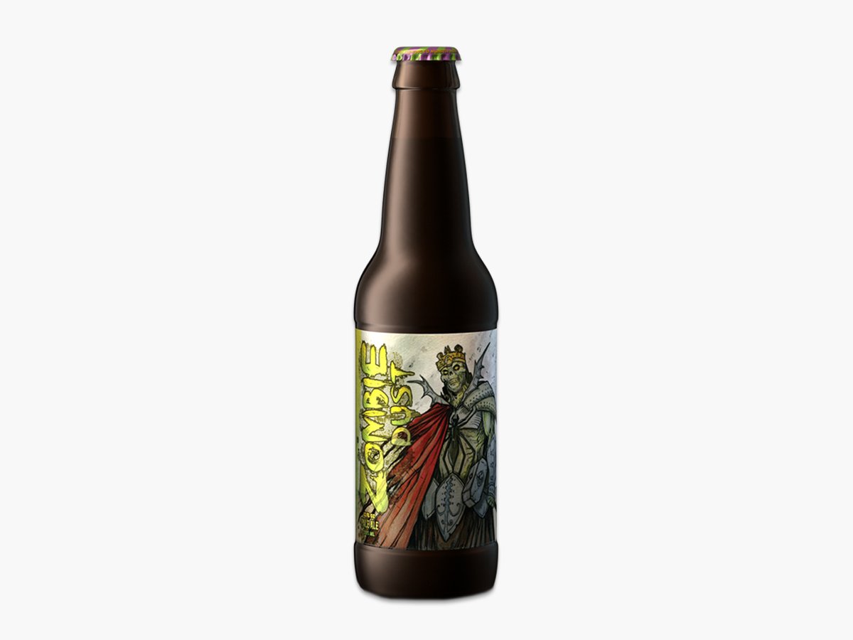 No. 4 Three Floyds Brewing Co. Zombie Dust

A brew that's fit for the living and the undead, Zombie Dust is a medium-bodied pale ale that gushes with hops. Touches of grapefruit and citrus — plus a smooth mouthfeel — make it a fresh and inviting brew.