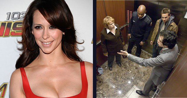 Jennifer Love Hewitt - Claustrophobia - Hewitt has said she suffers from claustrophobia, especially in elevators. She should have taken the lead in the film DEVIL. What better way to freak someone out than filming them in an elevator crowded with people, and one is Lucifer himself.