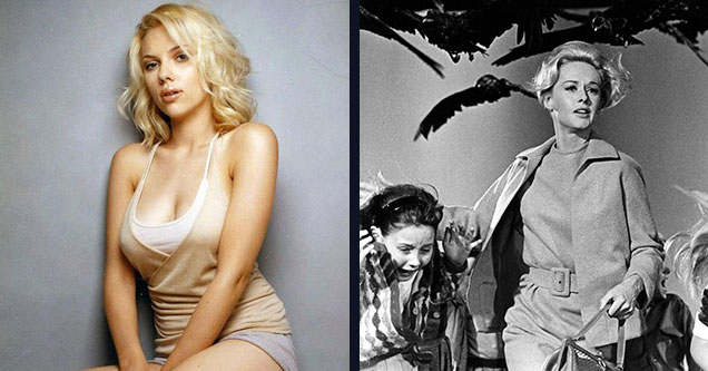 Scarlett Johansson - Ornithophobia - Scarlett Johansson has said in several interviews that she has a fear of flocks of birds. What better movie to have Johansson in than a remake of Alfred Hitchcock’s, THE BIRDS. We know that she’d have a good response to the swarm and she’s just a knockout that Hitchcock would definitely approve of.