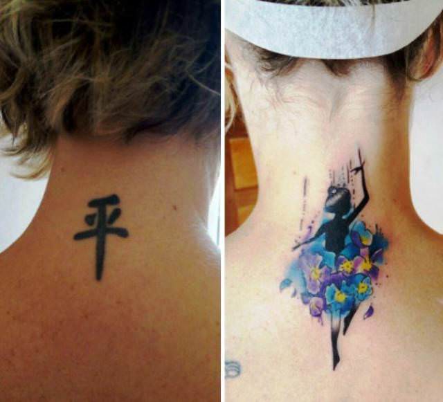 tattoo cover up ideas woman