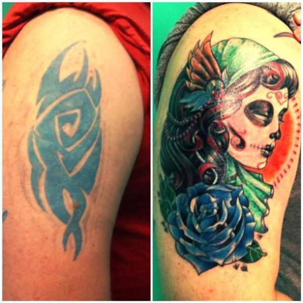 tattoo cover up before and after