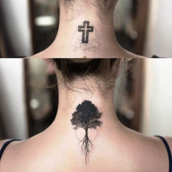 cross tattoo cover up