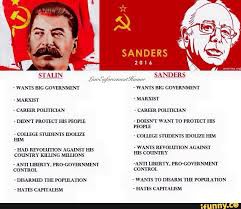 I'll take some Stalin with a side of Bernie