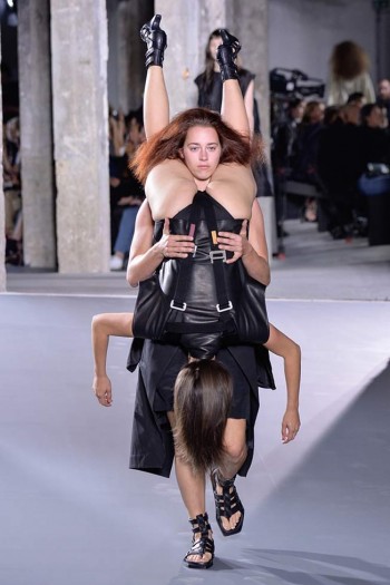 Assuming what the 69 position is, here's what happened in Rick Owen's Paris Fashion Week!