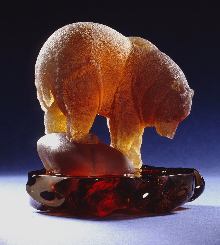 Carved from a piece of Citrine