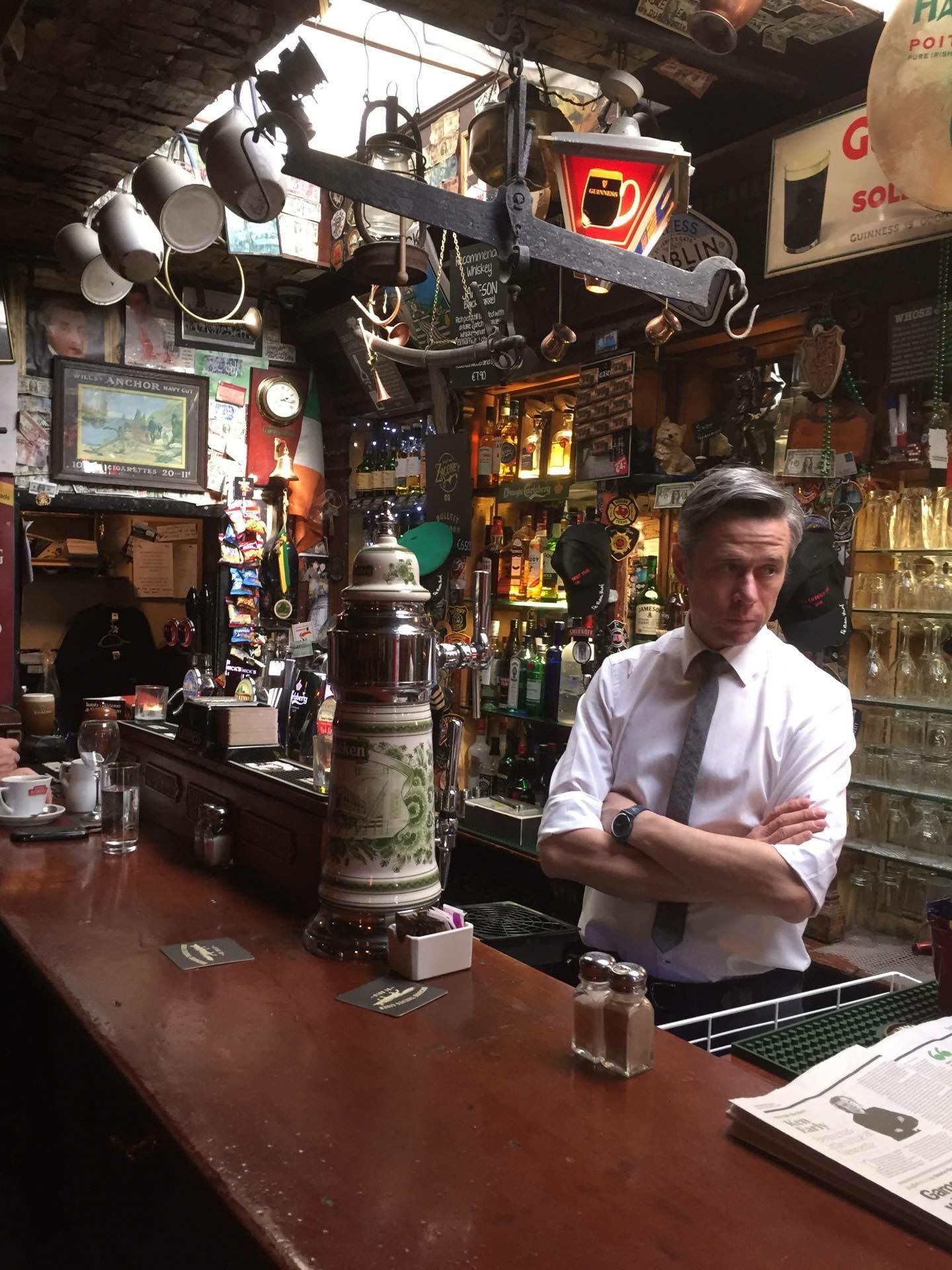 Bartender at the oldest pub in Ireland