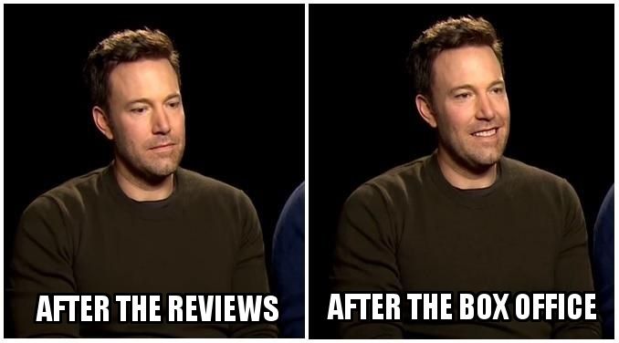 affleck meme sad affleck - After The Reviews After The Box Office