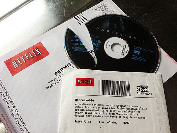 random pic ironic things - Und Unbreakable Netflix Netflix Pepmit FirstCla Postage 37863 01500830204 anything other than Dvd & problem, visit Unbreakable An ordinary man nakes an extraordinary discovery when a train crash leaves his fellow passengers dead