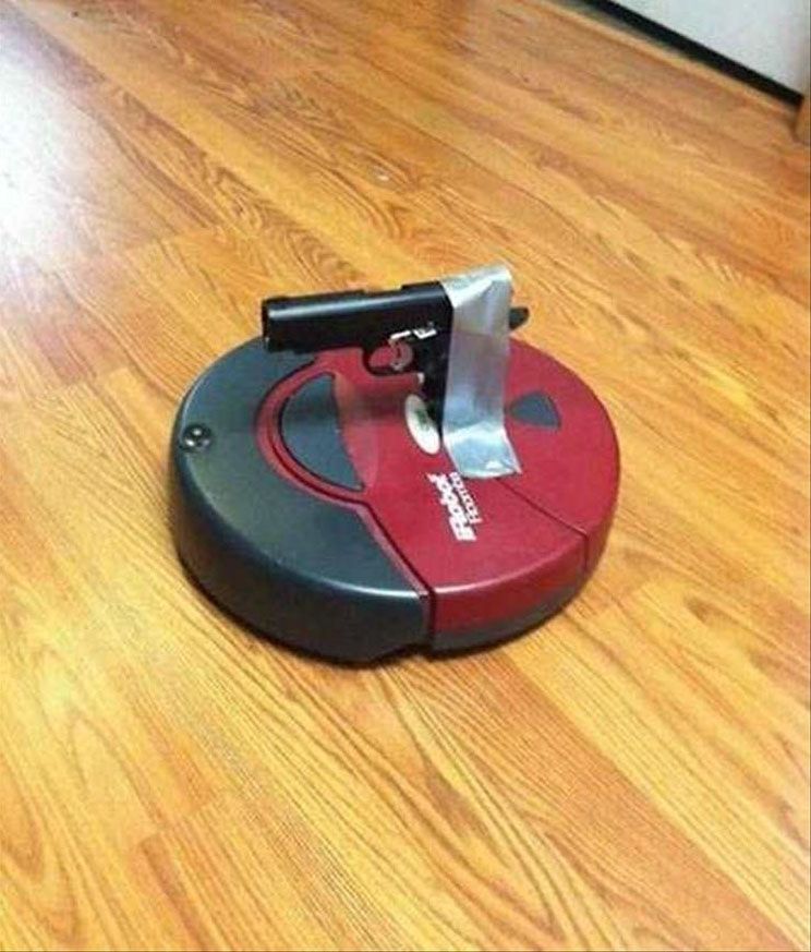 random pic funny roomba