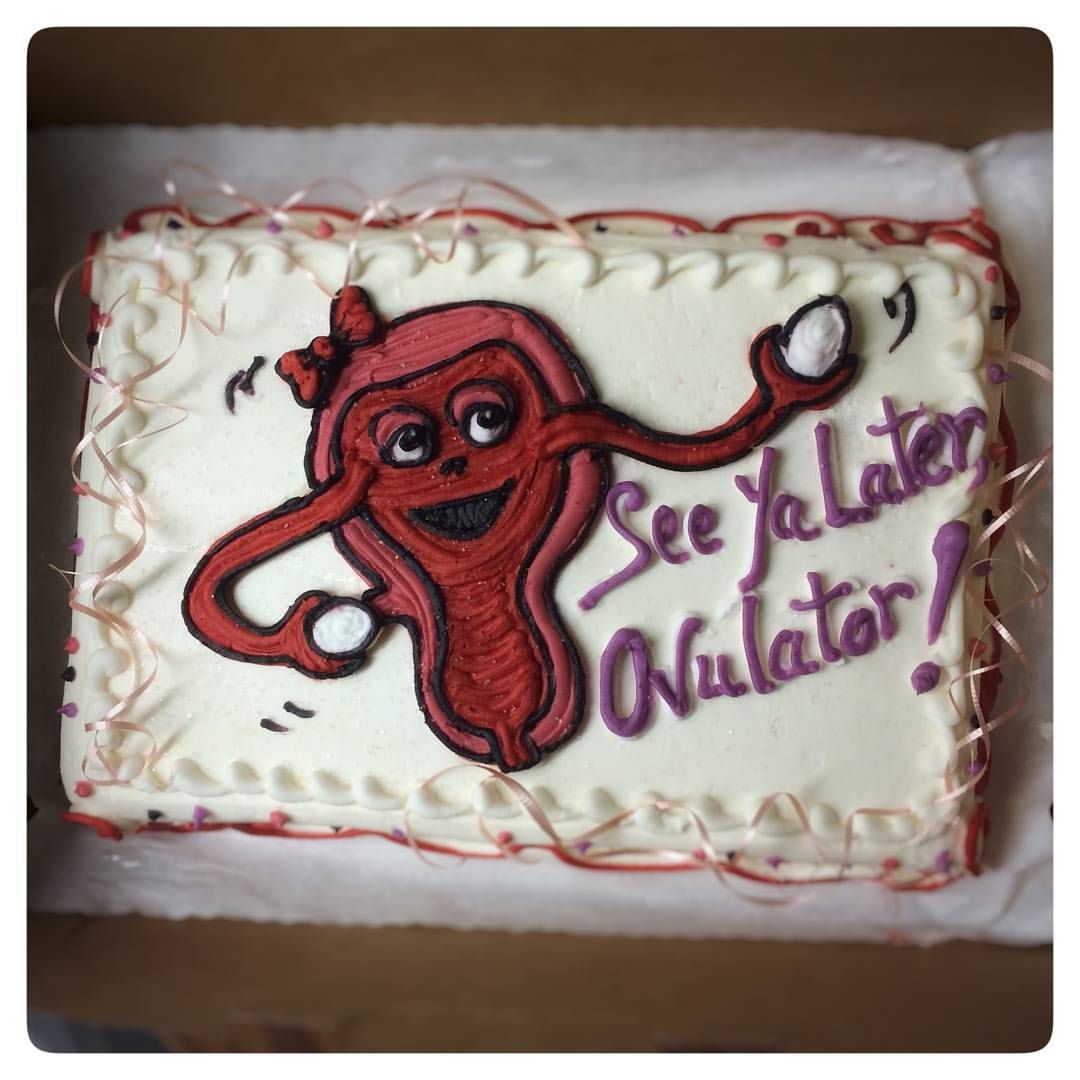 hysterectomy cake