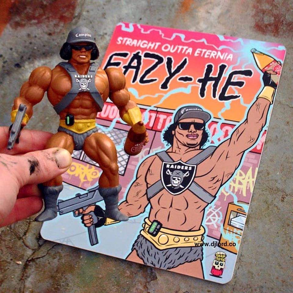 eazy he straight outta eternia - Compte Straight Outta Eternia FazyHea Eazy the Raiders Raiders O O O