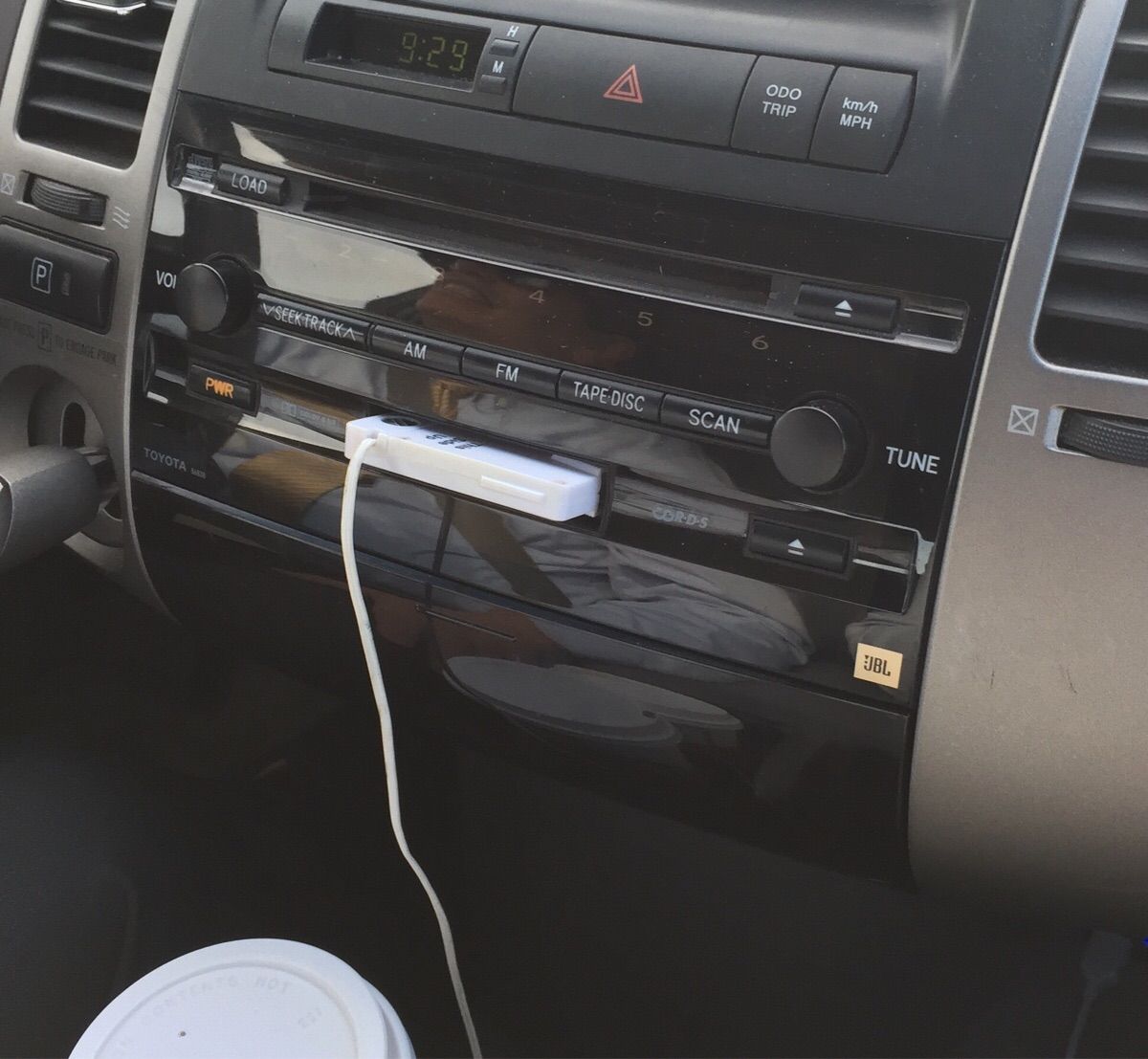 random pic center console - Odo Trip kmh Mph Load Vseek Tracka Am Fm Tape Disc Tape Disc Scan Scan Toyota Tune Tune Jbl