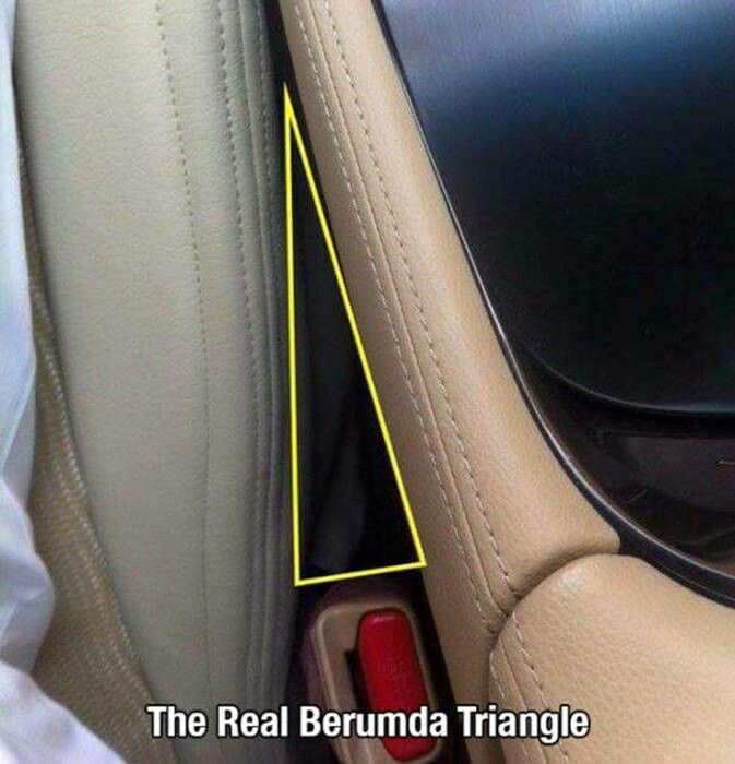 bermuda triangle in a car - The Real Berumda Triangle