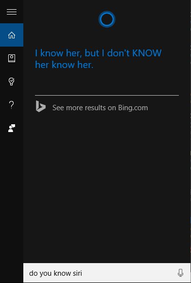 random pic bing - I know her, but I don't Know her know her. > See more results on Bing.com do you know siri