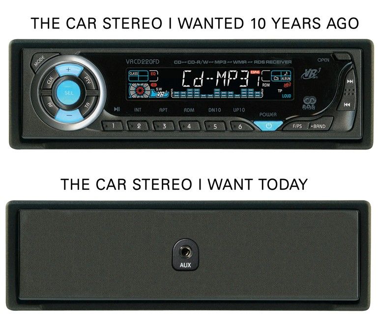 random pic car stereo i wanted 10 years ago - The Car Stereo I Wanted 10 Years Ago VRCD220FD Open CoCdRWMP3WivaRos Receiver Mo Tl Album Litt Rom Sel Rds Do Int Apt Rom Onto Upio 123450 4 FipsBand Fips Band The Car Stereo I Want Today Aux