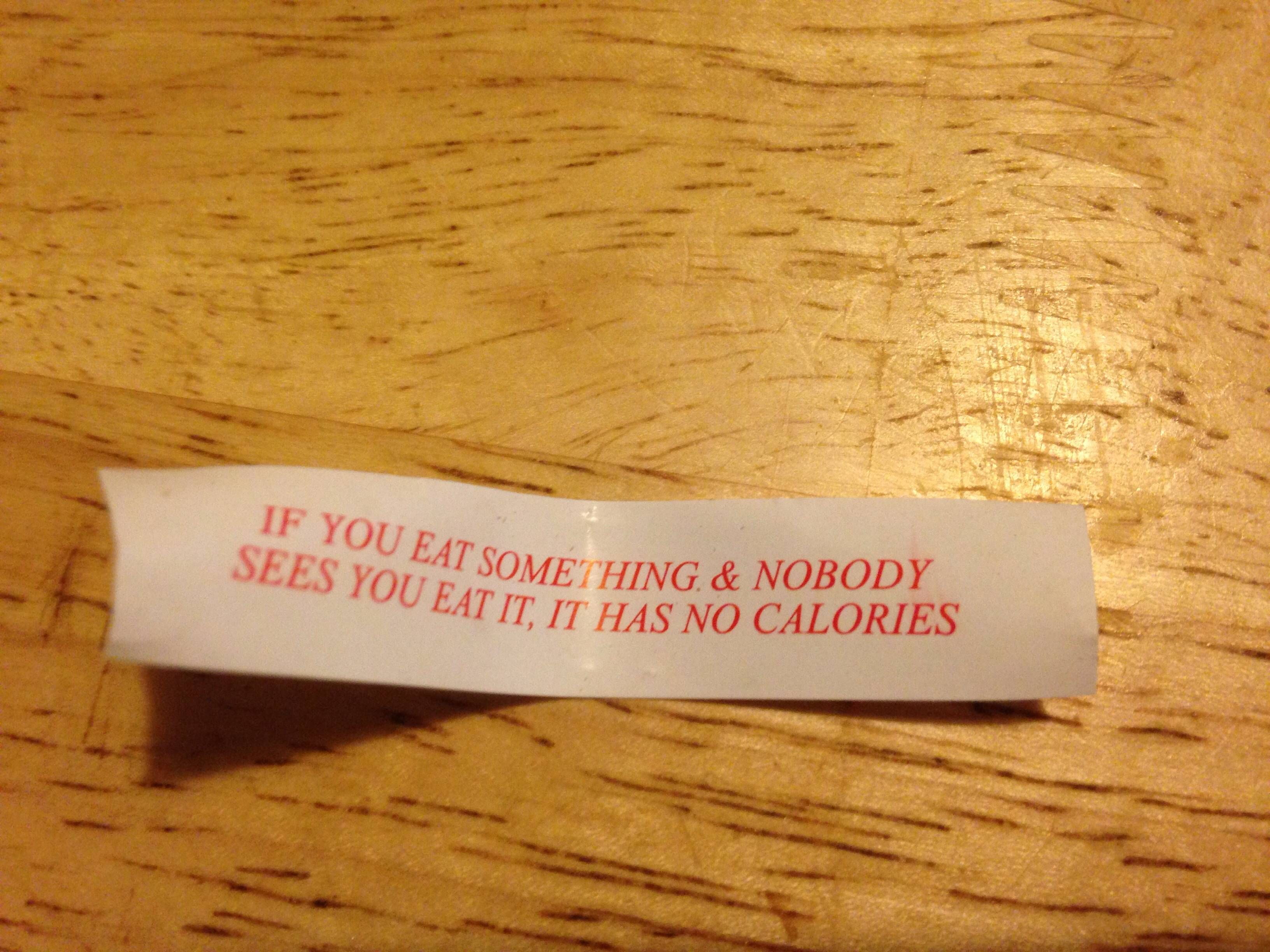 random pic funny fortune cookies - If You Eat Somethin Sees You Eat It, It Has