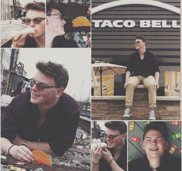 random pic senior pictures at taco bell - Taco Bell