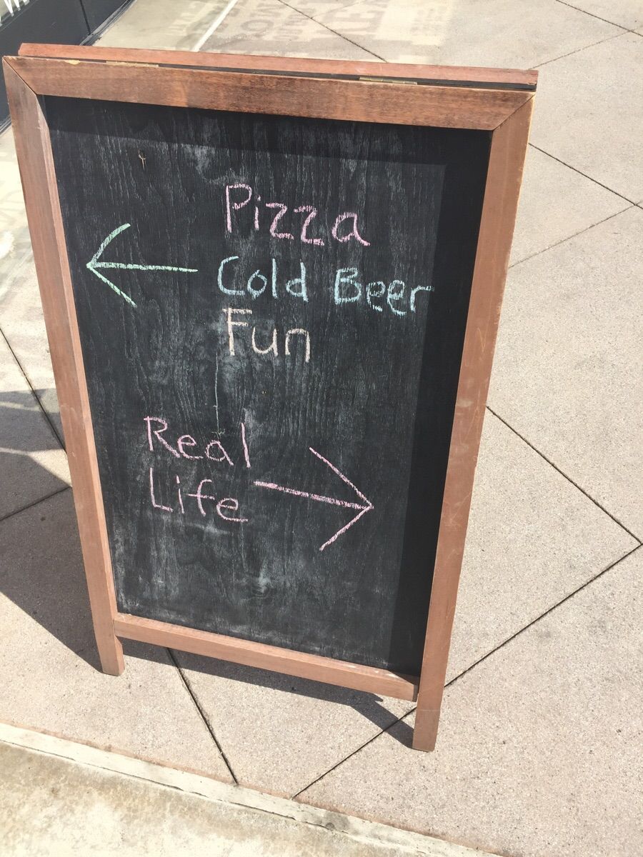 random pic blackboard - Rtv Pizza Cold Beer Fun Real Home Life