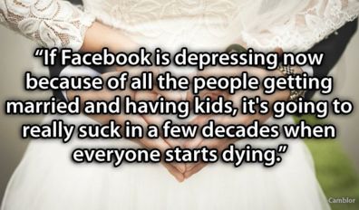 boca juniors - Mf Facebook is depressing now because of all the people getting married and having kids, it's going to really suck in a few decades when everyone starts dying. Camblor