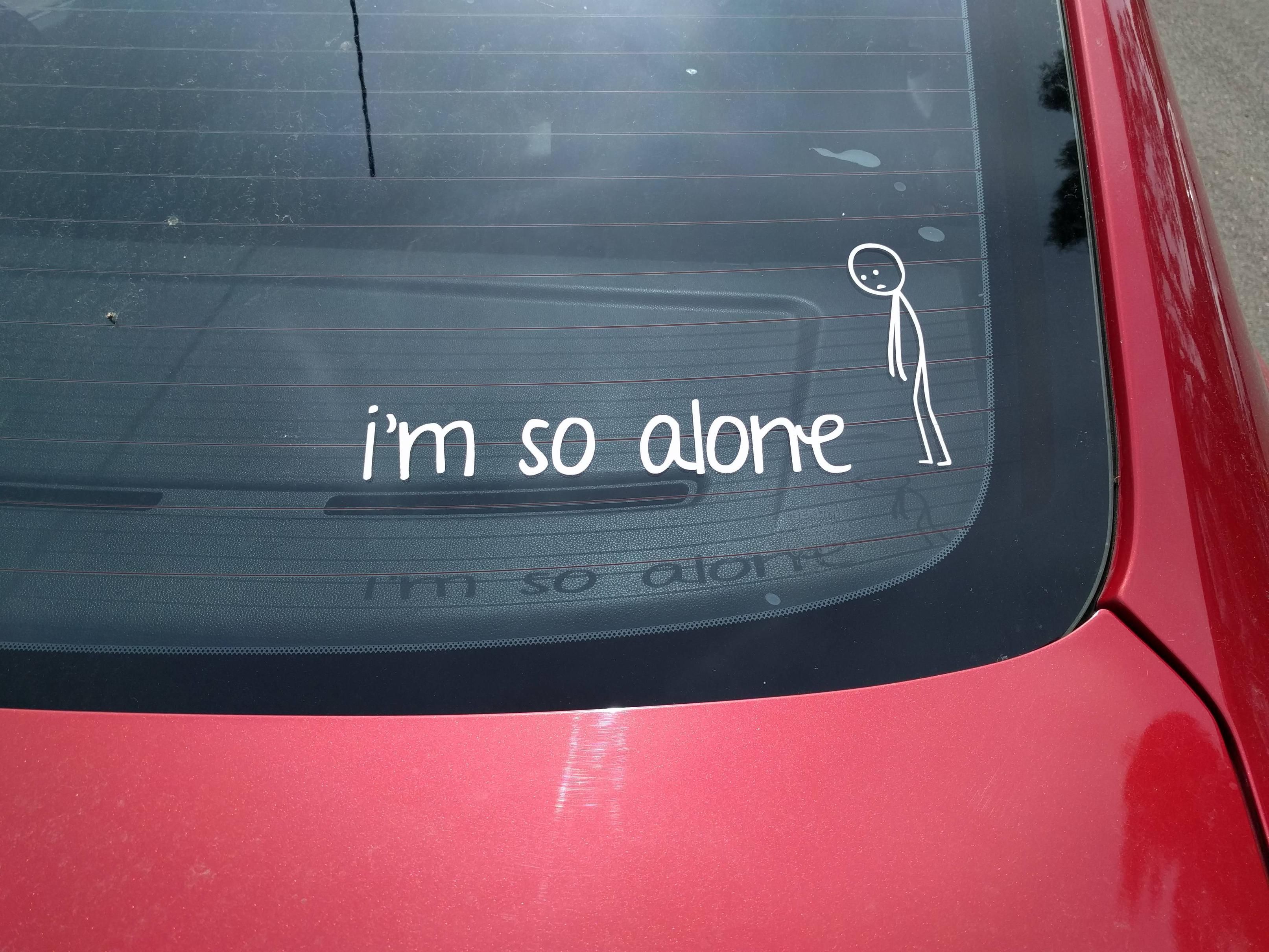 vehicle door - i'm so alone in so alor