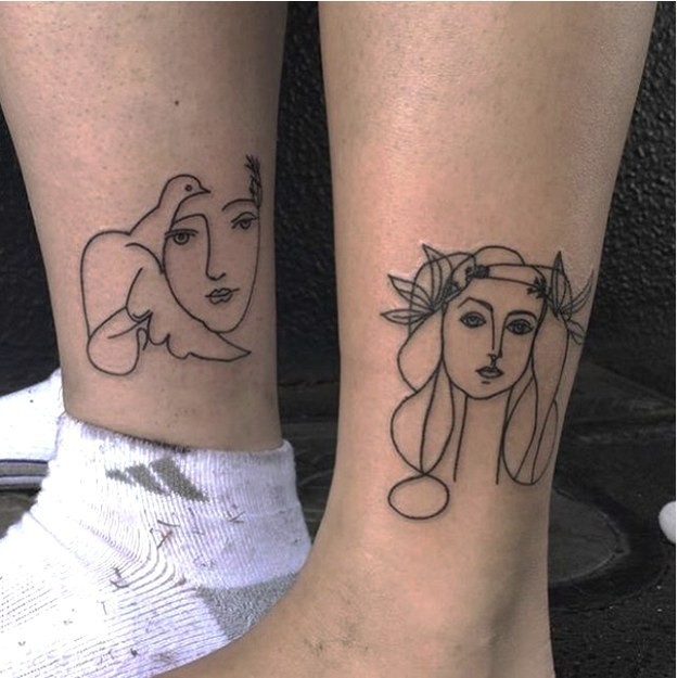 This pair is definitely loves Picasso