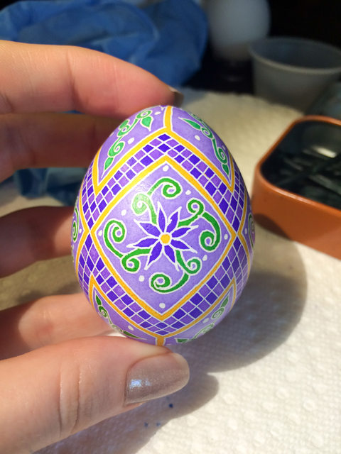 Paint Easter Eggs as Artistic Painting