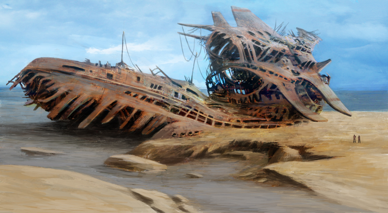 sci fi shipwreck