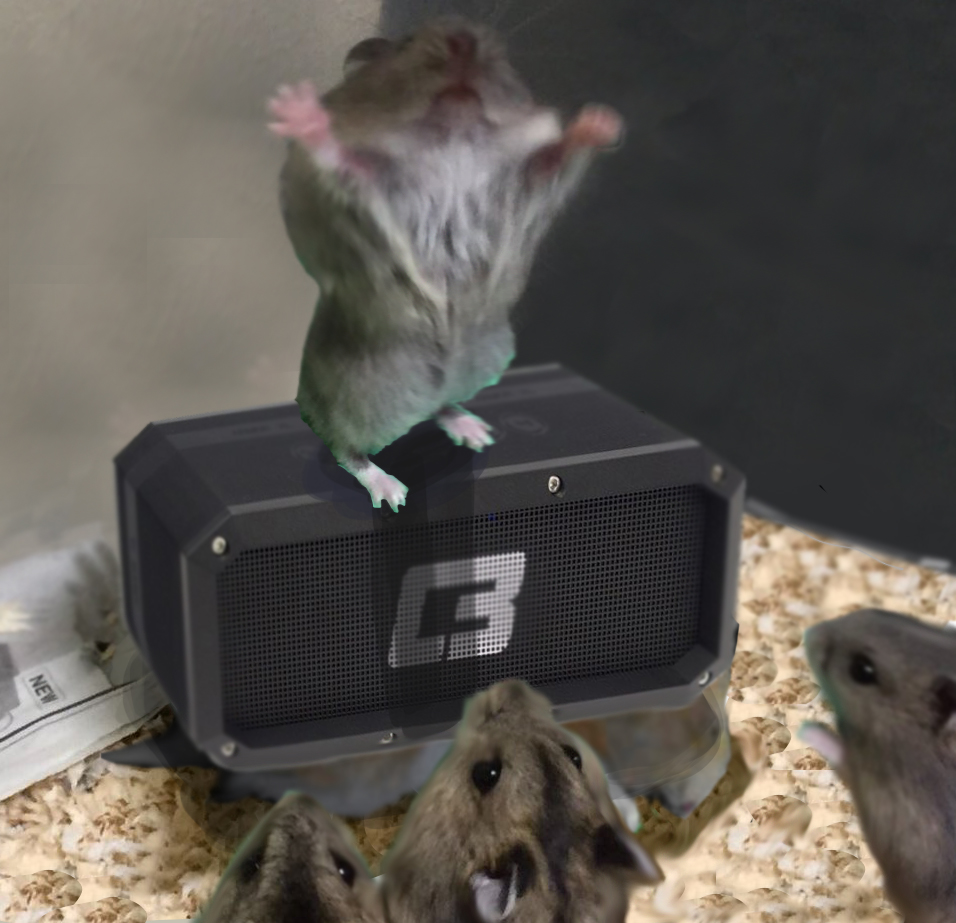 Photoshop Contest - Hamster preaching to the masses.