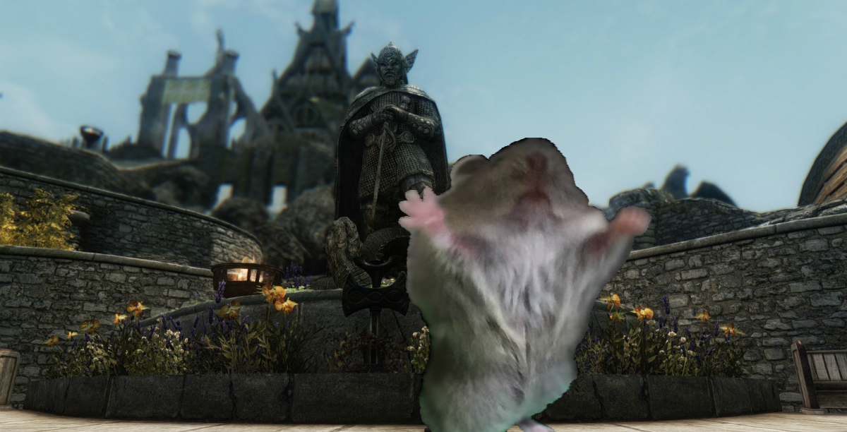 Photoshop Contest - Hamster preaching to the masses.