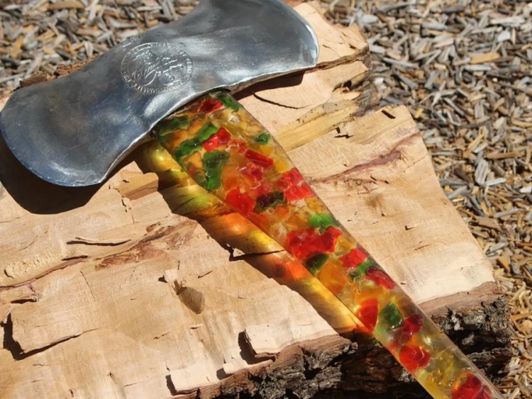 How to Make a Viking Axe Made of Gummy Bears