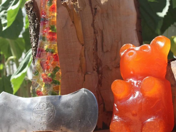 How to Make a Viking Axe Made of Gummy Bears