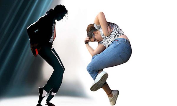 photoshop michael jackson moonwalk