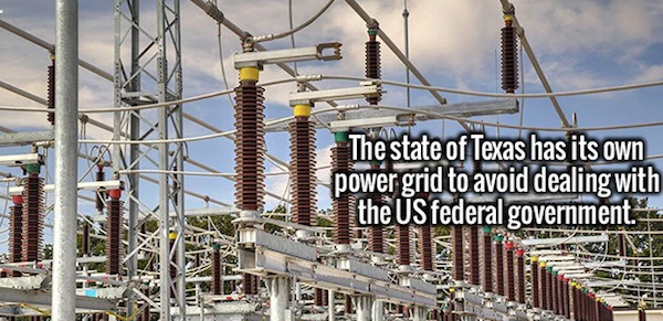 high voltage switchyard - The state of Texas has its own power grid to avoid dealing with the Us federal government. J Tv Puna Eru