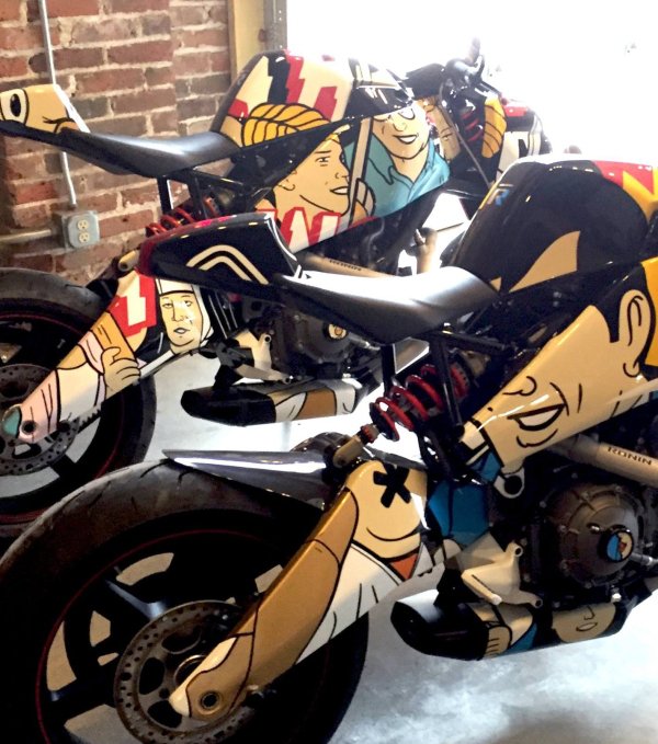 Strange story of Samurai inspired motorcycle (45 Photos)