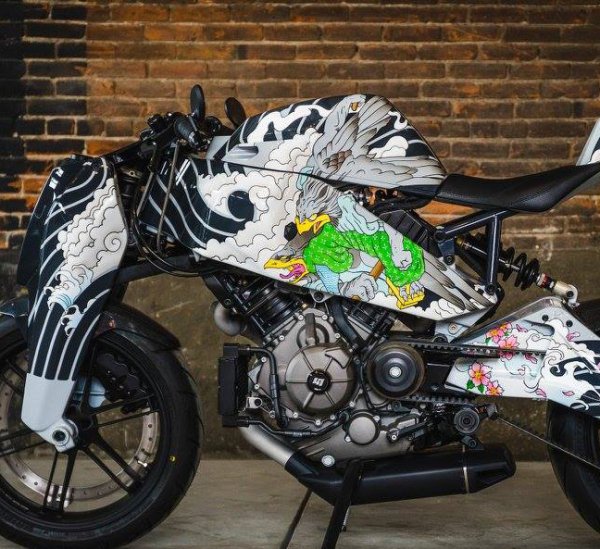 Strange story of Samurai inspired motorcycle (45 Photos)