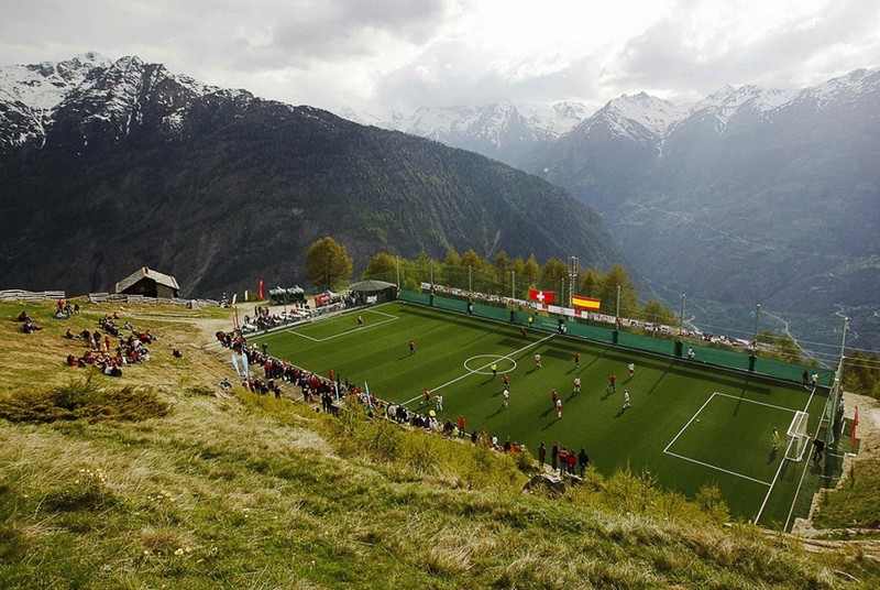 The Most Unusual Football Fields